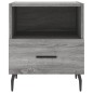 vidaXL Nachttisch Grau Sonoma 40x35x47,5 cm Holzwerkstoff vidaXL Nachttisch Grau Sonoma 40x35x47,5 cm Holzwerkstoff