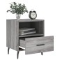 vidaXL Nachttisch Grau Sonoma 40x35x47,5 cm Holzwerkstoff vidaXL Nachttisch Grau Sonoma 40x35x47,5 cm Holzwerkstoff