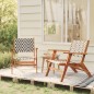 vidaXL Gartenstühle 2 Stk. Massivholz Akazie vidaXL Gartenstühle 2 Stk. Massivholz Akazie