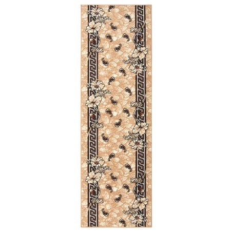 vidaXL Teppichläufer BCF Beige 80x250 cm