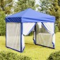 vidaXL Partyzelt Faltbar mit Seitenwänden Blau 2x2 m vidaXL Partyzelt Faltbar mit Seitenwänden Blau 2x2 m