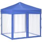 vidaXL Partyzelt Faltbar mit Seitenwänden Blau 2x2 m vidaXL Partyzelt Faltbar mit Seitenwänden Blau 2x2 m