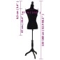 Damenbüste Schneiderpuppe Büste Torso Angezogen Mannequin Schwarz Damenbüste Schneiderpuppe Büste Torso Angezogen Mannequin Schwarz