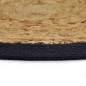 vidaXL Tischsets 6 Stk. Natur und Marineblau 38 cm Jute und Baumwolle vidaXL Tischsets 6 Stk. Natur und Marineblau 38 cm Jute und Baumwolle