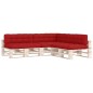 Palettensofa-Auflagen 7 Stk. Rot Palettensofa-Auflagen 7 Stk. Rot