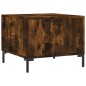 vidaXL Couchtisch Räuchereiche 50x50x40 cm Holzwerkstoff vidaXL Couchtisch Räuchereiche 50x50x40 cm Holzwerkstoff