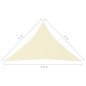 vidaXL Sonnensegel Oxford-Gewebe Dreieckig 4x4x5,8 m Creme vidaXL Sonnensegel Oxford-Gewebe Dreieckig 4x4x5,8 m Creme