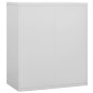 vidaXL Aktenschrank Hellgrau 90x46x103 cm Stahl vidaXL Aktenschrank Hellgrau 90x46x103 cm Stahl