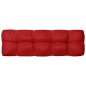 Palettensofa-Auflagen 7 Stk. Rot Palettensofa-Auflagen 7 Stk. Rot