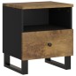 vidaXL Nachttisch Massivholz Mango & Holzwerkstoff vidaXL Nachttisch Massivholz Mango & Holzwerkstoff