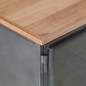 vidaXL TV-Schrank Grau 120x30x40 cm Massivholz Akazie und Stahl vidaXL TV-Schrank Grau 120x30x40 cm Massivholz Akazie und Stahl