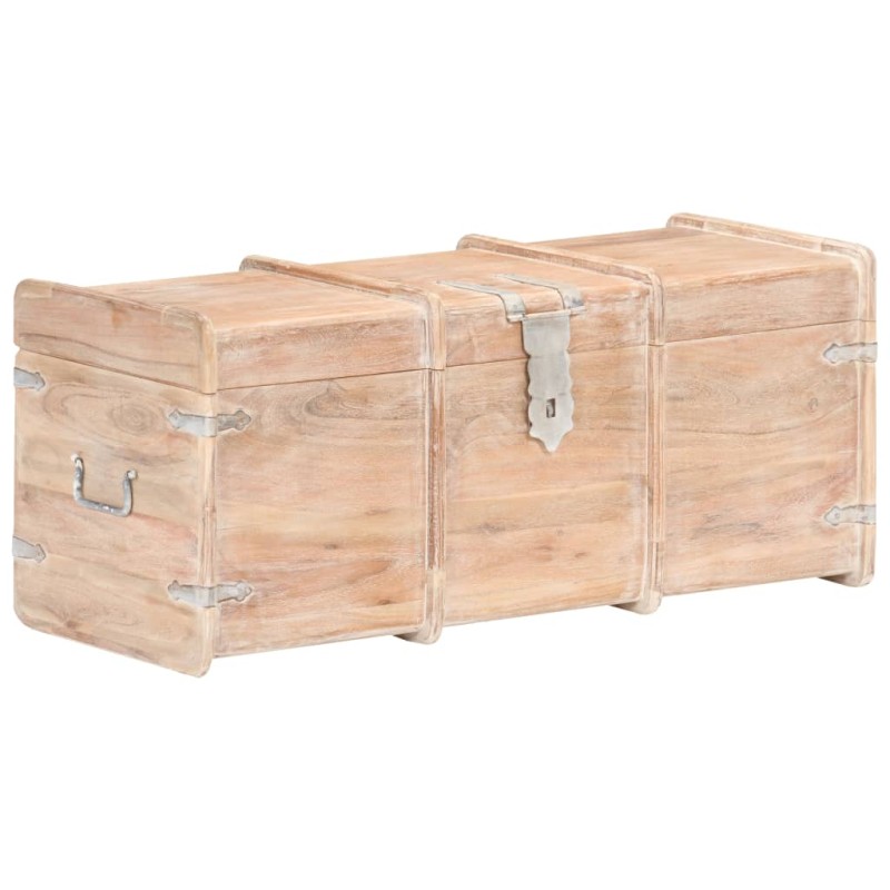 vidaXL Holztruhe 90x40x40 cm Akazie Massivholz vidaXL Holztruhe 90x40x40 cm Akazie Massivholz