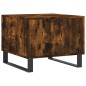 vidaXL Couchtisch Räuchereiche 50x50x40 cm Holzwerkstoff