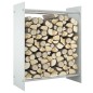 vidaXL Brennholzregal Weiß 80x35x100 cm Hartglas vidaXL Brennholzregal Weiß 80x35x100 cm Hartglas