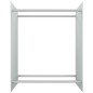 vidaXL Brennholzregal Weiß 80x35x100 cm Hartglas vidaXL Brennholzregal Weiß 80x35x100 cm Hartglas