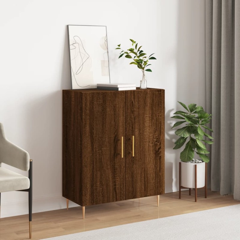 vidaXL Sideboard Braun Eichen-Optik 69,5x34x90 cm Holzwerkstoff vidaXL Sideboard Braun Eichen-Optik 69,5x34x90 cm Holzwerkstoff