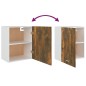 vidaXL Hängeschrank Räuchereiche 50x31x60 cm Holzwerkstoff