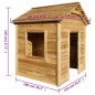 vidaXL Spielhaus für den Garten 120x120x146 cm Kiefernholz vidaXL Spielhaus für den Garten 120x120x146 cm Kiefernholz