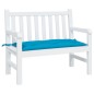 Gartenbank-Auflage Hellblau 100x50x7 cm Oxford-Gewebe Gartenbank-Auflage Hellblau 100x50x7 cm Oxford-Gewebe
