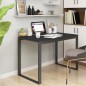 vidaXL Computertisch Schwarz 110x60x73 cm Holzwerkstoff vidaXL Computertisch Schwarz 110x60x73 cm Holzwerkstoff