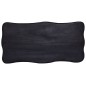 vidaXL Beistelltisch mit Schubladen Schwarz 60x30x60 cm Mahagoniholz