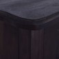 vidaXL Beistelltisch mit Schubladen Schwarz 60x30x60 cm Mahagoniholz