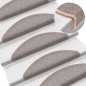 vidaXL 15 Stk. Treppenmatten Hellbraun 56 x 17 x 3 cm vidaXL 15 Stk. Treppenmatten Hellbraun 56 x 17 x 3 cm