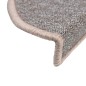 vidaXL 15 Stk. Treppenmatten Hellbraun 56 x 17 x 3 cm vidaXL 15 Stk. Treppenmatten Hellbraun 56 x 17 x 3 cm