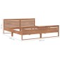 vidaXL Massivholzbett Teak 180x200 cm vidaXL Massivholzbett Teak 180x200 cm