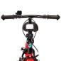 vidaXL Kinderfahrrad 12 Zoll Schwarz und Rot vidaXL Kinderfahrrad 12 Zoll Schwarz und Rot