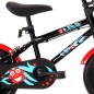 vidaXL Kinderfahrrad 12 Zoll Schwarz und Rot vidaXL Kinderfahrrad 12 Zoll Schwarz und Rot