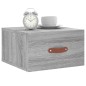 vidaXL Wand-Nachttisch Grau Sonoma 35x35x20 cm vidaXL Wand-Nachttisch Grau Sonoma 35x35x20 cm