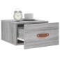vidaXL Wand-Nachttisch Grau Sonoma 35x35x20 cm vidaXL Wand-Nachttisch Grau Sonoma 35x35x20 cm