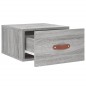 vidaXL Wand-Nachttisch Grau Sonoma 35x35x20 cm vidaXL Wand-Nachttisch Grau Sonoma 35x35x20 cm