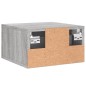 vidaXL Wand-Nachttisch Grau Sonoma 35x35x20 cm vidaXL Wand-Nachttisch Grau Sonoma 35x35x20 cm