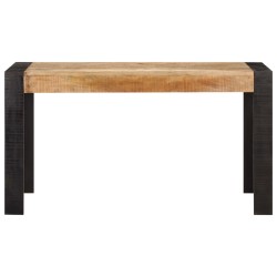 vidaXL Esstisch 140x70x76 cm Raues Mango-Massivholz