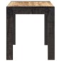 vidaXL Esstisch 140x70x76 cm Raues Mango-Massivholz vidaXL Esstisch 140x70x76 cm Raues Mango-Massivholz