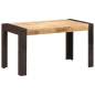 vidaXL Esstisch 140x70x76 cm Raues Mango-Massivholz vidaXL Esstisch 140x70x76 cm Raues Mango-Massivholz