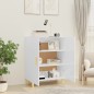 vidaXL Sideboard Hochglanz-Weiß 70x34x90 cm Holzwerkstoff vidaXL Sideboard Hochglanz-Weiß 70x34x90 cm Holzwerkstoff