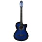 vidaXL Westerngitarre Cutaway mit Equalizer und 6 Saiten Blau vidaXL Westerngitarre Cutaway mit Equalizer und 6 Saiten Blau