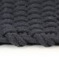 vidaXL Teppich Rechteckig Anthrazit 180x250 cm Baumwolle vidaXL Teppich Rechteckig Anthrazit 180x250 cm Baumwolle