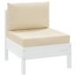 Palettenkissen 2-tlg. Beige Oxford-Gewebe Palettenkissen 2-tlg. Beige Oxford-Gewebe