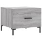 vidaXL Couchtisch Grau Sonoma 50x50x40 cm Holzwerkstoff vidaXL Couchtisch Grau Sonoma 50x50x40 cm Holzwerkstoff