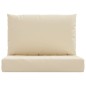 Palettenkissen 2-tlg. Beige Oxford-Gewebe Palettenkissen 2-tlg. Beige Oxford-Gewebe