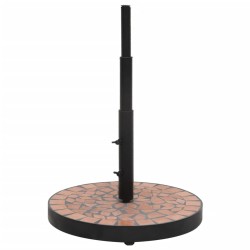 vidaXL Sonnenschirmständer Terrakotta Rund 12 kg