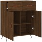 vidaXL Sideboard Braun Eichen-Optik 69,5x34x90 cm Holzwerkstoff vidaXL Sideboard Braun Eichen-Optik 69,5x34x90 cm Holzwerkstoff