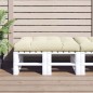 Palettenkissen Creme 120x80x12 cm Stoff Palettenkissen Creme 120x80x12 cm Stoff