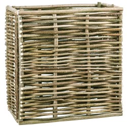 vidaXL Garten-Hochbeet 80x40x80 cm Haselnussholz