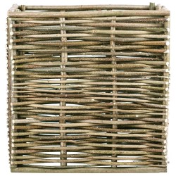 vidaXL Garten-Hochbeet 80x40x80 cm Haselnussholz