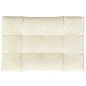 Palettenkissen Creme 120x80x12 cm Stoff Palettenkissen Creme 120x80x12 cm Stoff